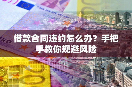 武汉借款合同违约怎么办？手把手教你规避风险