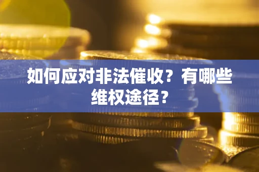 武汉如何应对非法催收？有哪些维权途径？
