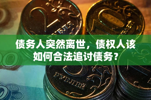 武汉债务人突然离世，债权人该如何合法追讨债务？