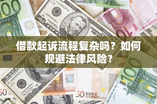 武汉借款起诉流程复杂吗？如何规避法律风险？