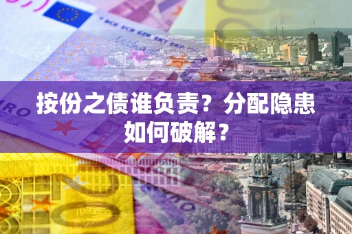 武汉按份之债谁负责？分配隐患如何破解？