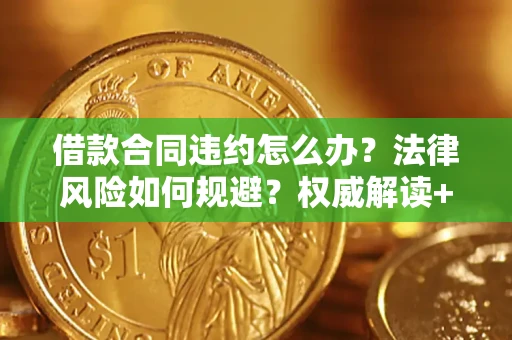 武汉借款合同违约怎么办？法律风险如何规避？权威解读+实用指南