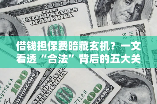 武汉借钱担保费暗藏玄机？一文看透“合法”背后的五大关键陷阱