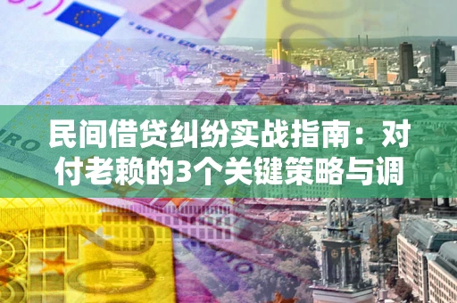 武汉民间借贷纠纷实战指南：对付老赖的3个关键策略与调解盲区解析