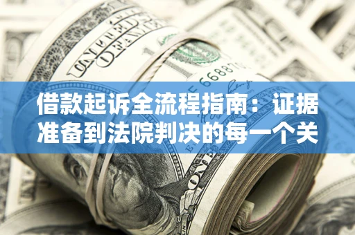 武汉借款起诉全流程指南：证据准备到法院判决的每一个关键步骤