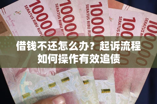 武汉借钱不还怎么办？起诉流程如何操作有效追债