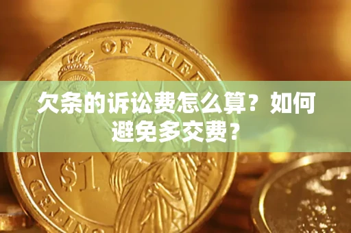 武汉欠条的诉讼费怎么算？如何避免多交费？