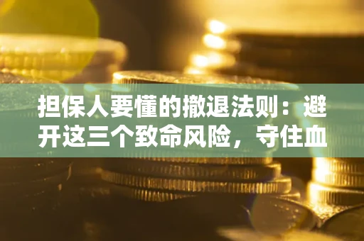 武汉担保人要懂的撤退法则：避开这三个致命风险，守住血汗钱