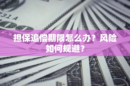 武汉担保追偿期限怎么办？风险如何规避？