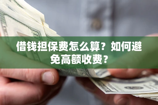 武汉借钱担保费怎么算？如何避免高额收费？