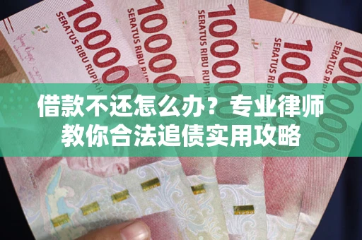 武汉借款不还怎么办？专业律师教你合法追债实用攻略