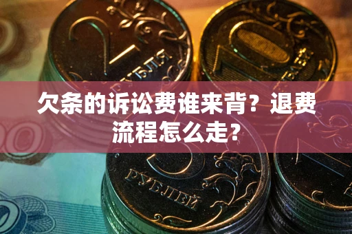 武汉欠条的诉讼费谁来背？退费流程怎么走？